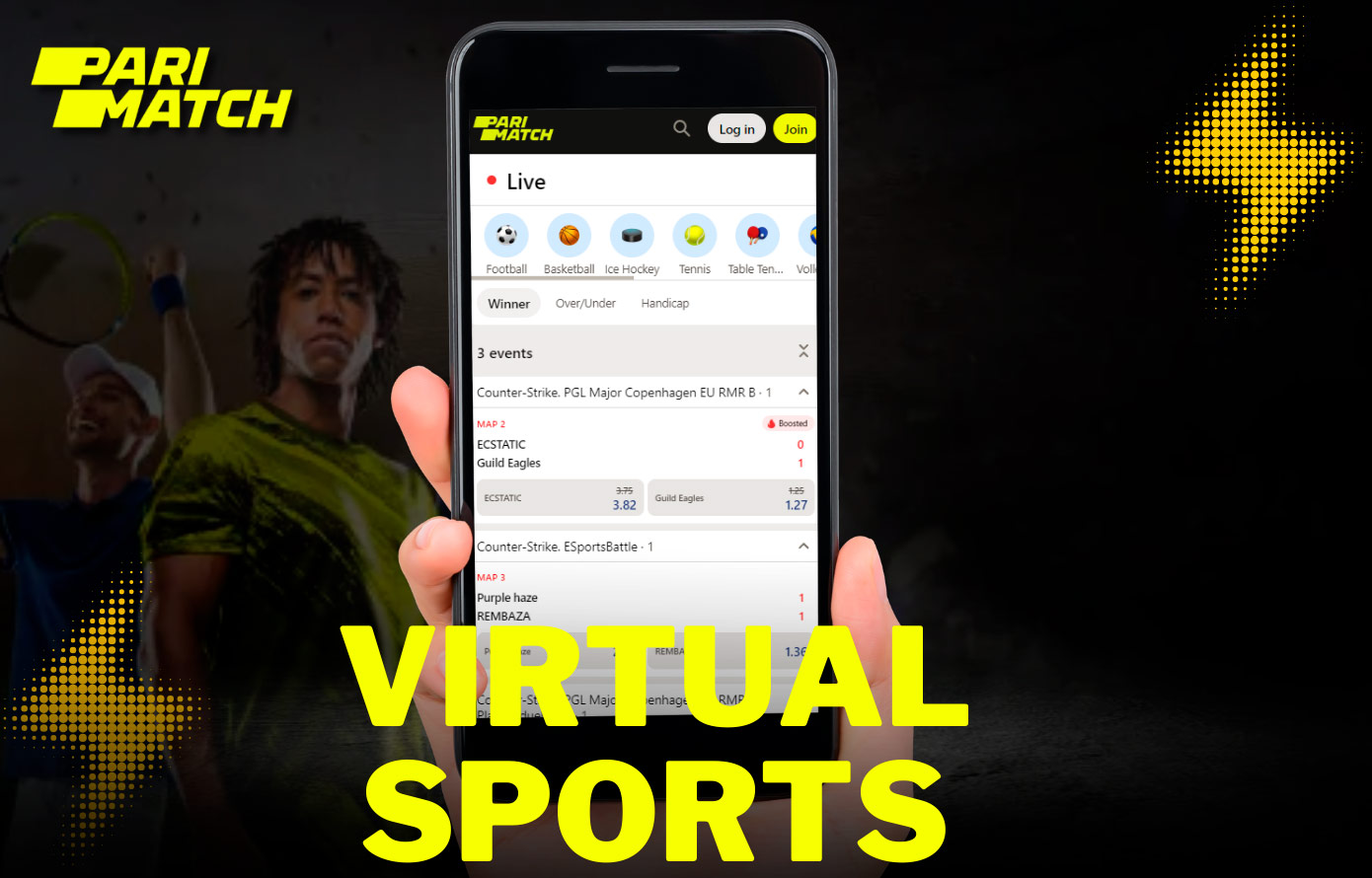 Virtual sports have become very popular in Parimatch